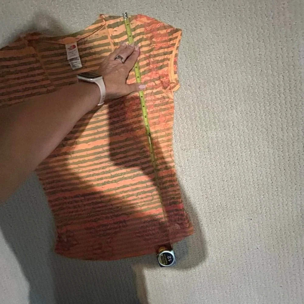 The North Face orange and black striped tee #‎ - Picture 5 of 6